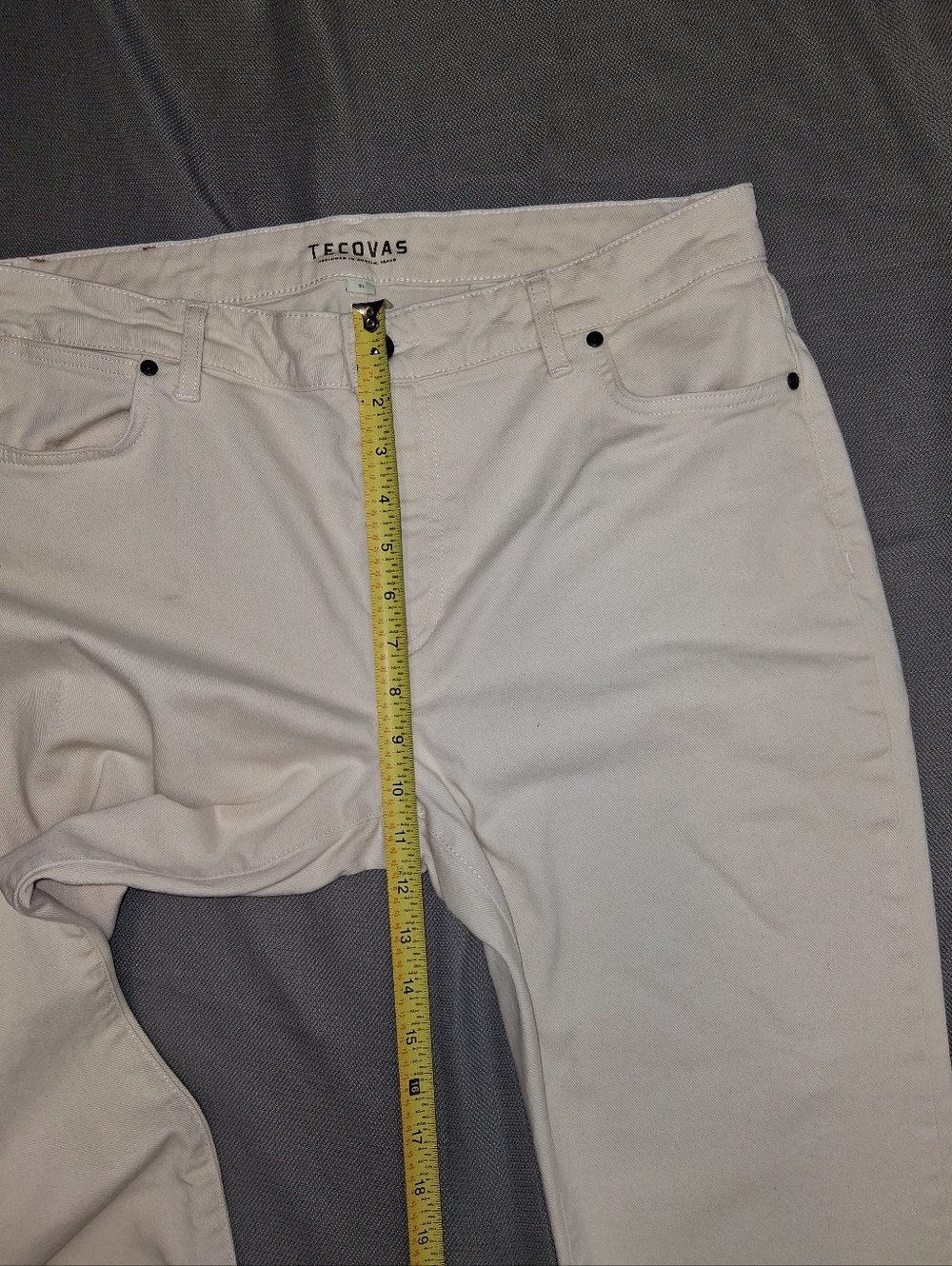 Tecovas Cream Straight-Leg Jeans Size 31 - Picture 12 of 16